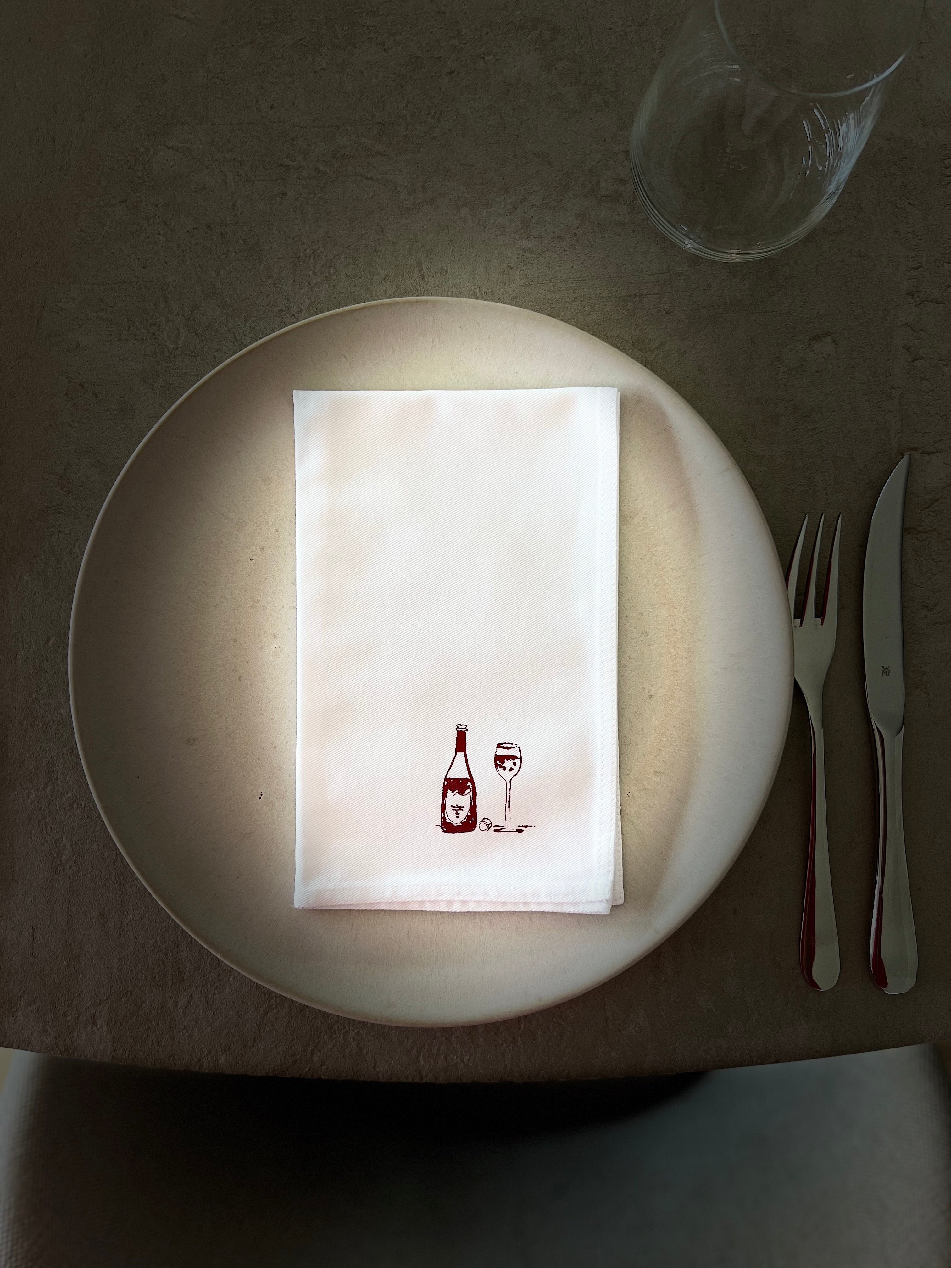 Champagne Cotton Napkins Set of 2